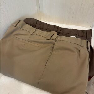 Big & Tall Tan and Brown Men's Dress Pants
